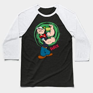 Popeyes Nautical Comedy Commemorate His Zany Antics and Unforgettable Catchphrases on this Cartoon Baseball T-Shirt